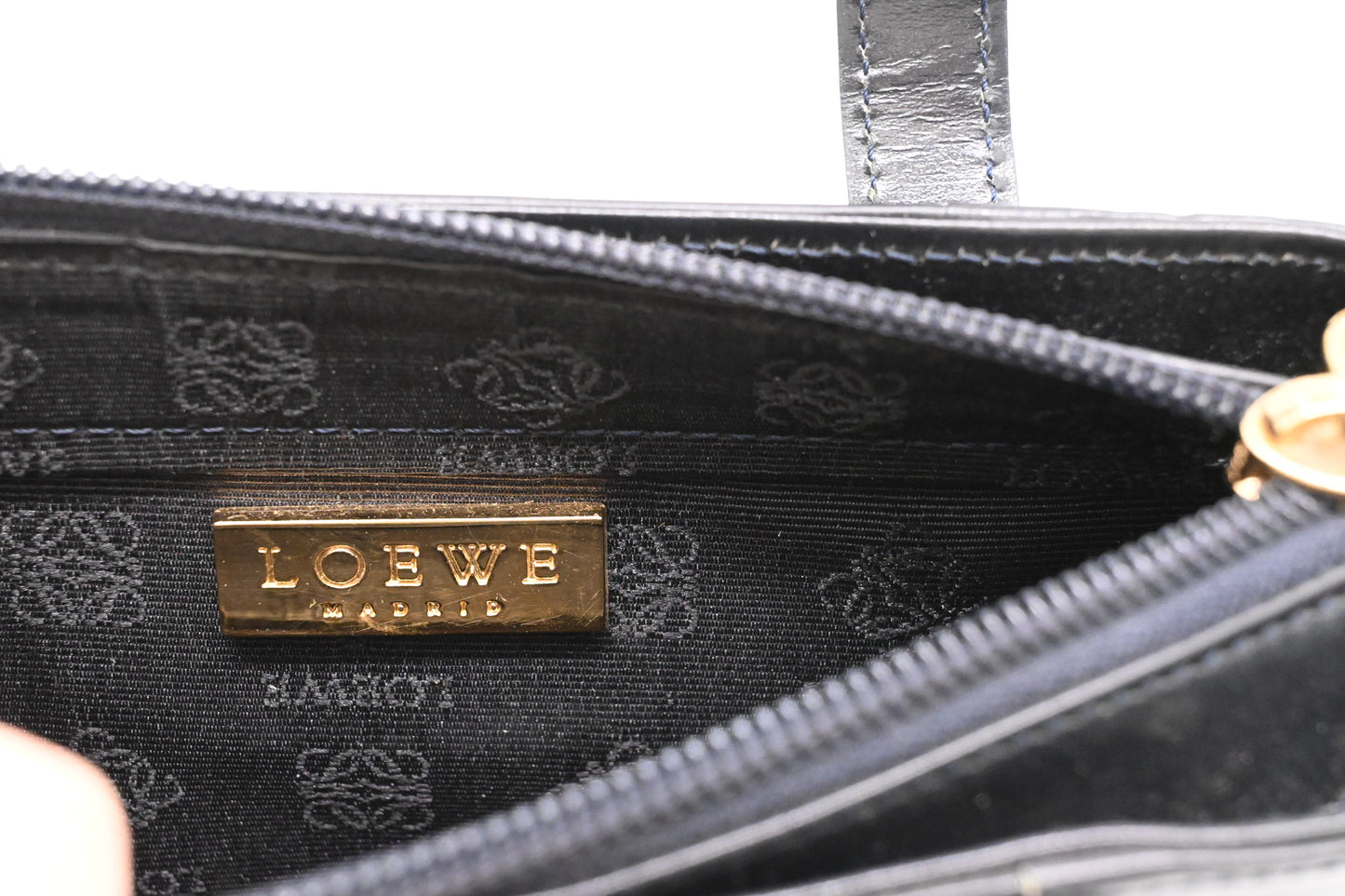 Loewe Mini Handbag in Black Leather