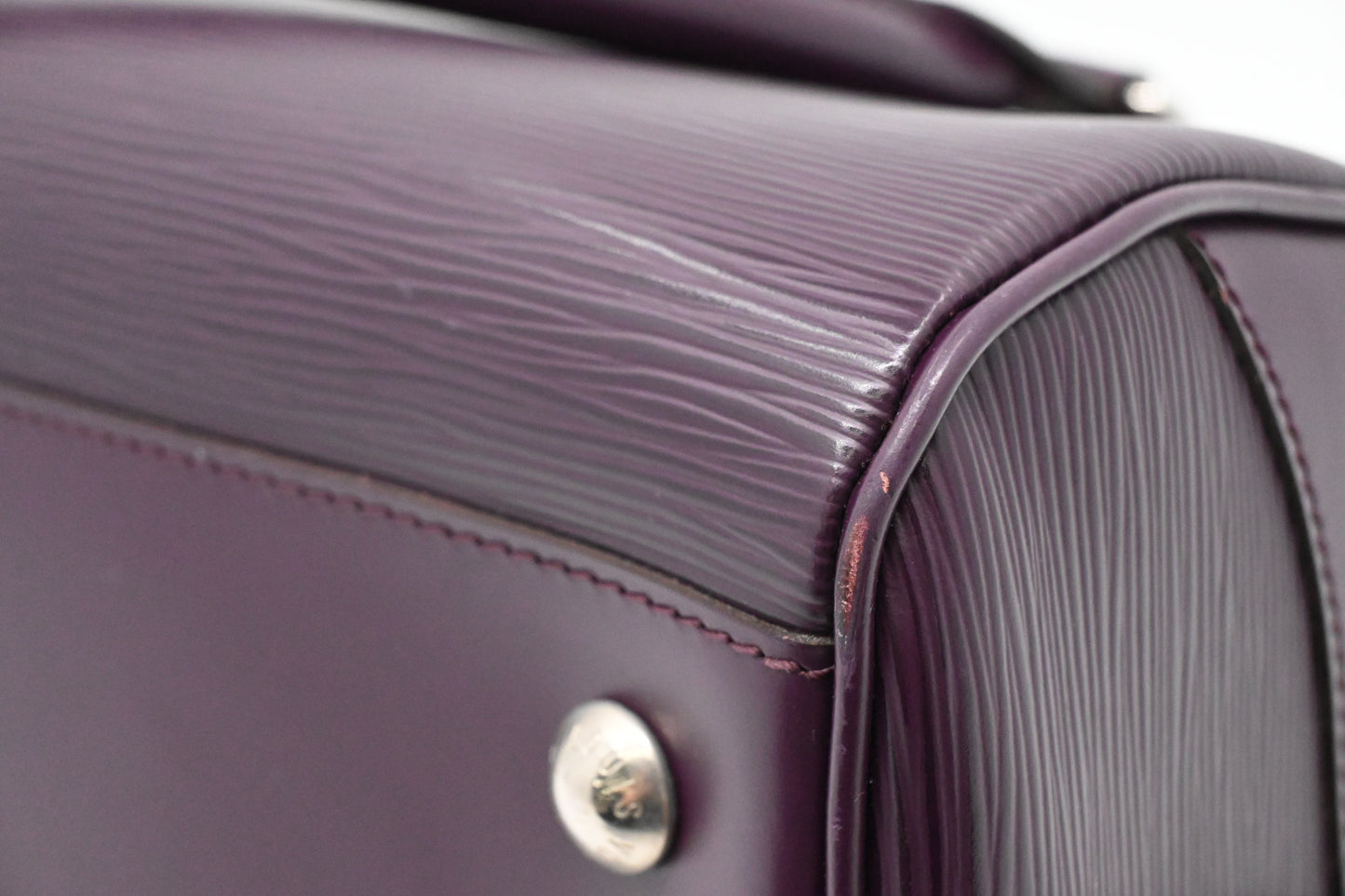 Louis Vuitton Bowling Montaigne GM in Purple Epi Leather