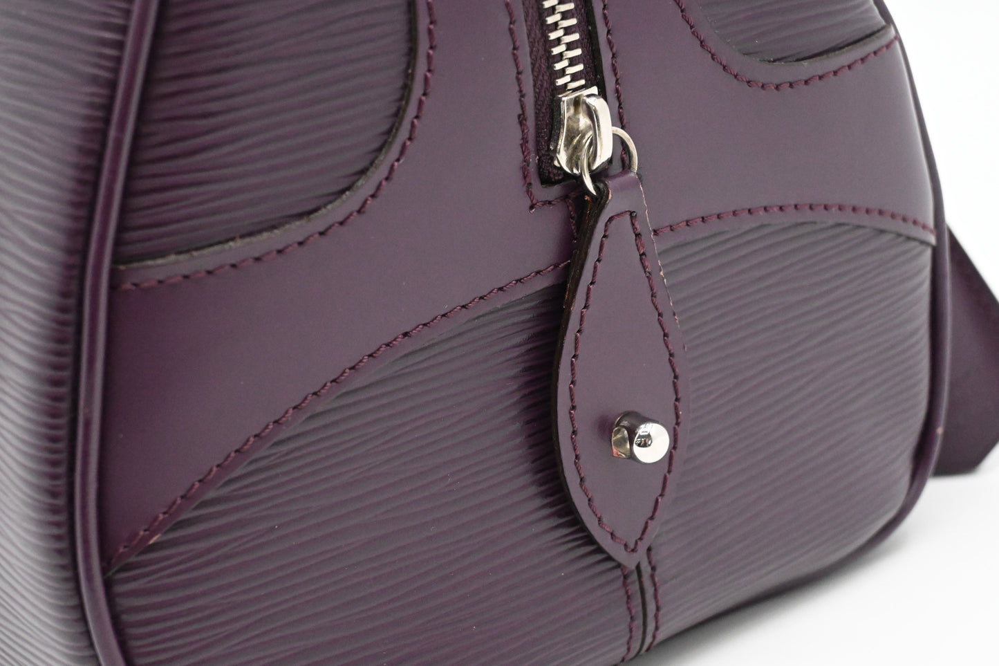 Louis Vuitton Bowling Montaigne GM in Purple Epi Leather
