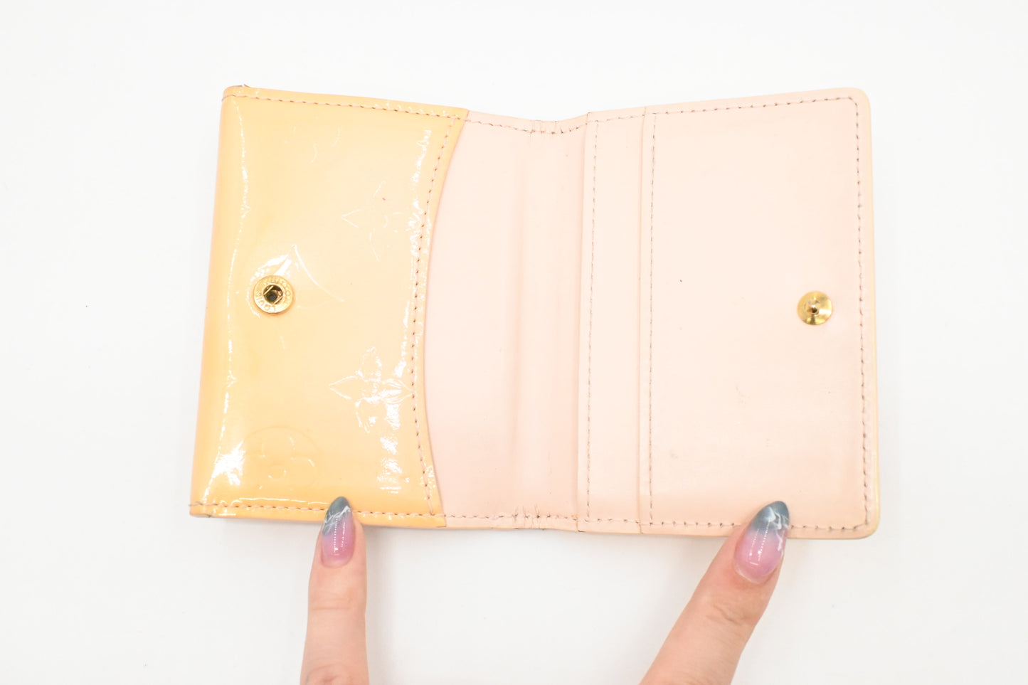 Louis Vuitton Ludlow Wallet in Citrine Vernis Leather