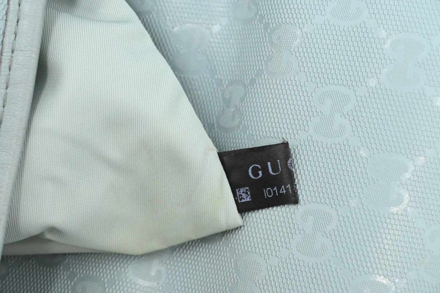 Gucci Small Messenger Bag in Blue Imprime Canvas