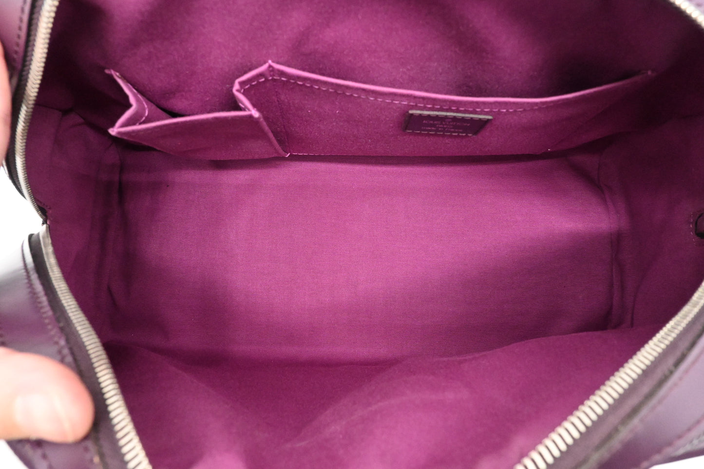 Louis Vuitton Bowling Montaigne GM in Purple Epi Leather