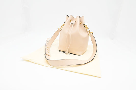 Fendi Mon Tresor Shoulder Bag in Cream Leather