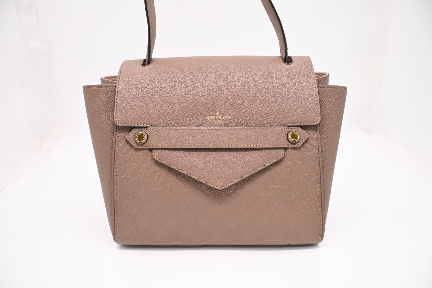 Louis Vuitton Trocadero in Taupe Empreinte Leather