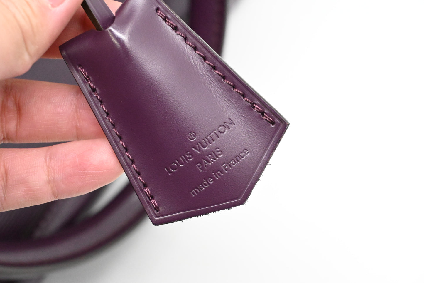 Louis Vuitton Bowling Montaigne GM in Purple Epi Leather