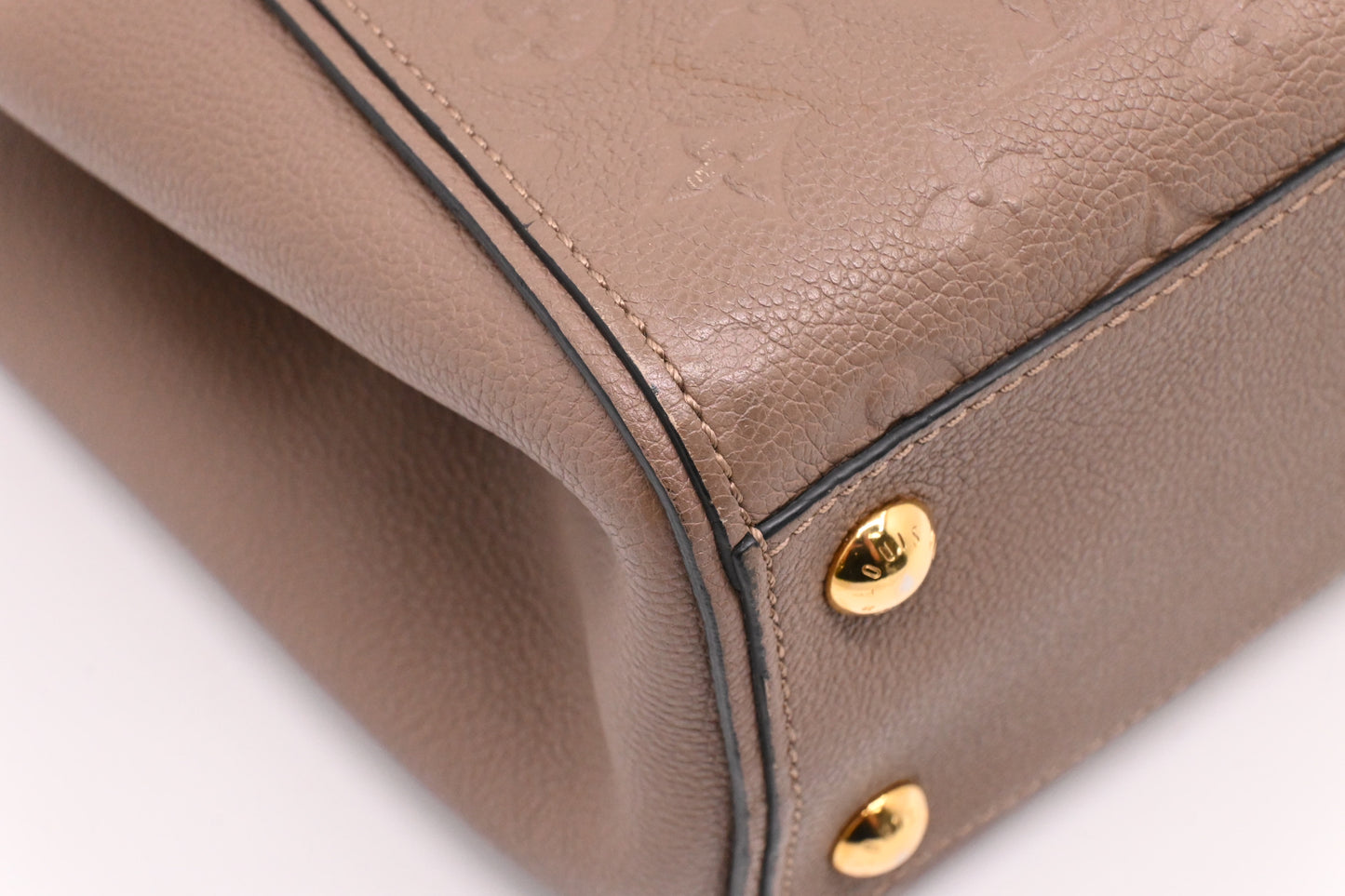 Louis Vuitton Trocadero in Taupe Empreinte Leather