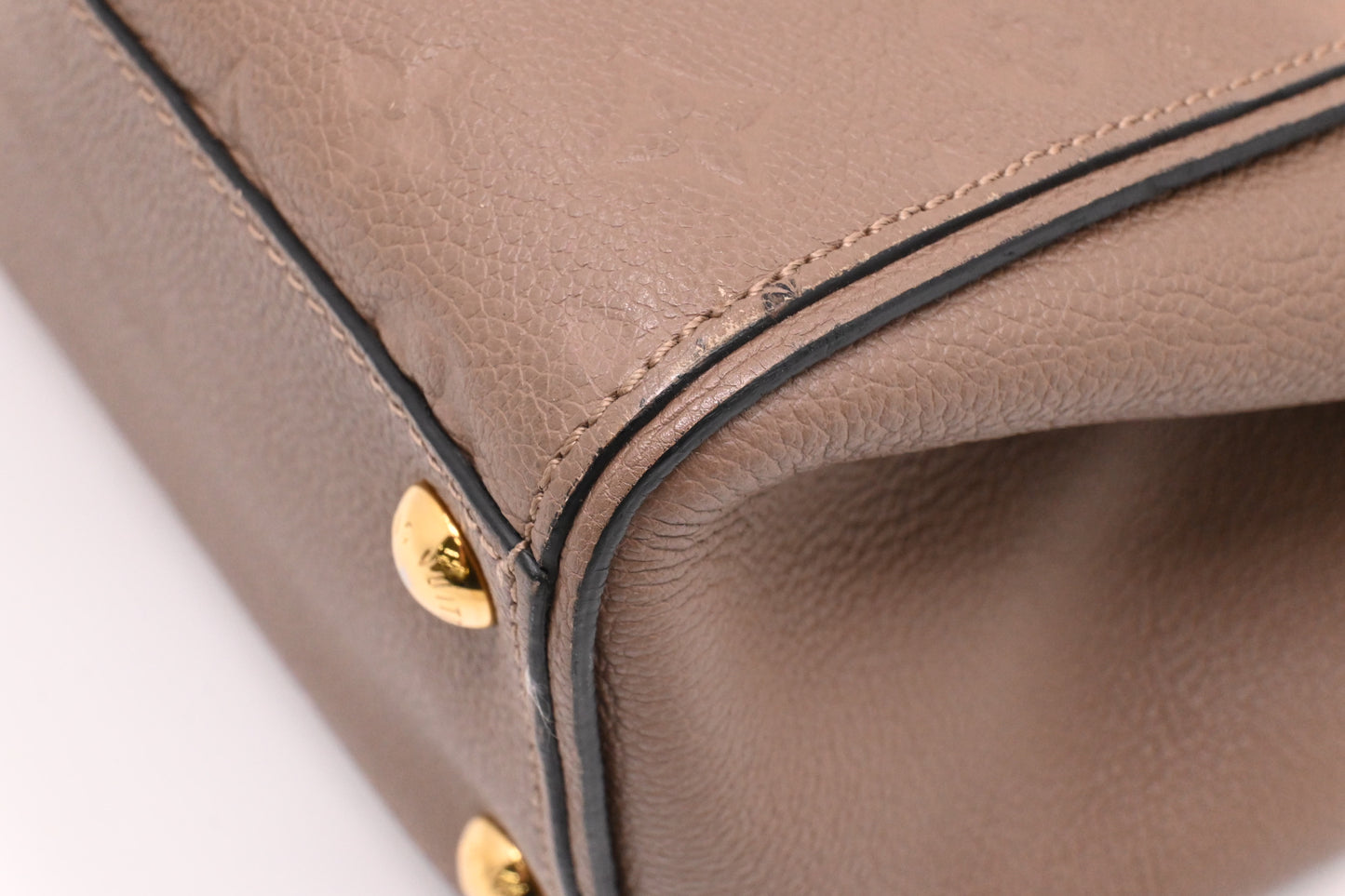 Louis Vuitton Trocadero in Taupe Empreinte Leather