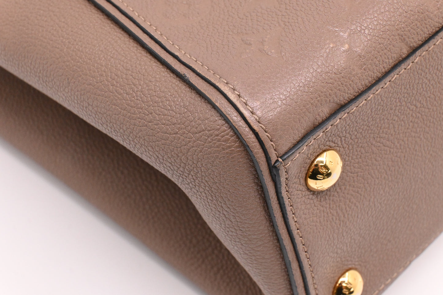 Louis Vuitton Trocadero in Taupe Empreinte Leather