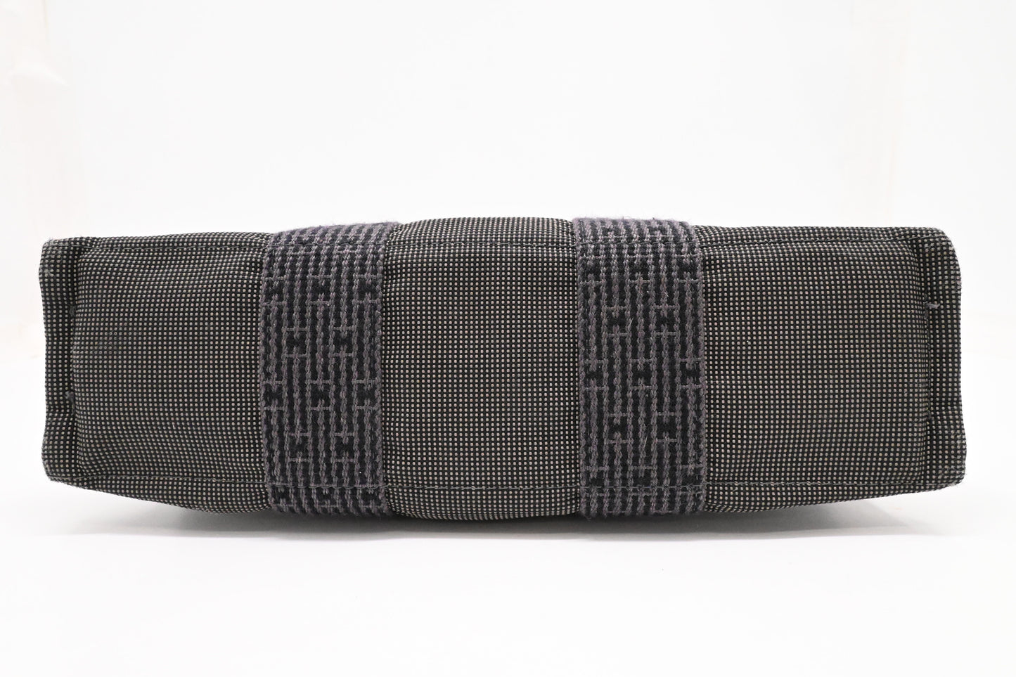 Hermes Herline Fourre-Tout PM in Grey Canvas