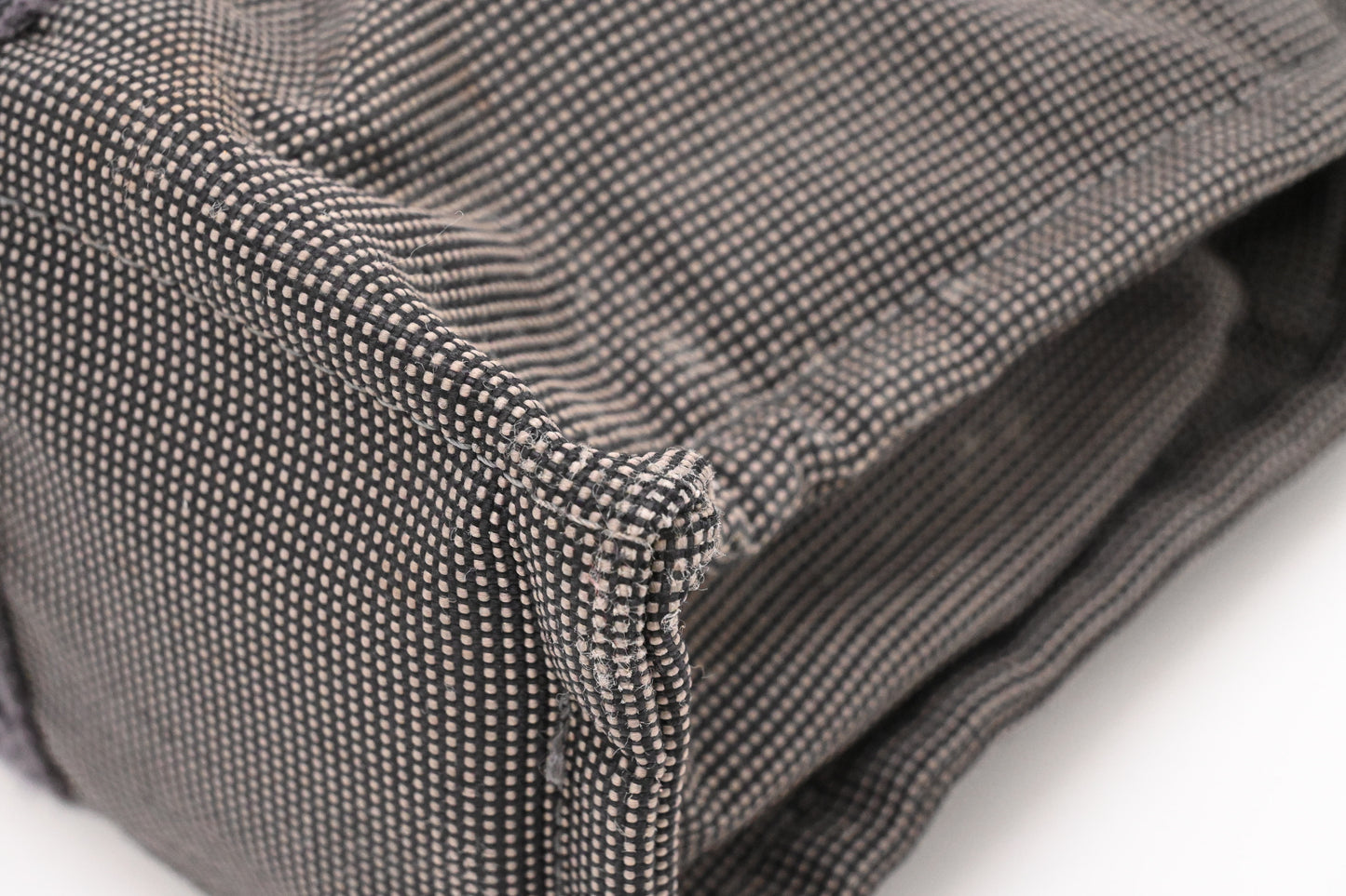 Hermes Herline Fourre-Tout PM in Grey Canvas