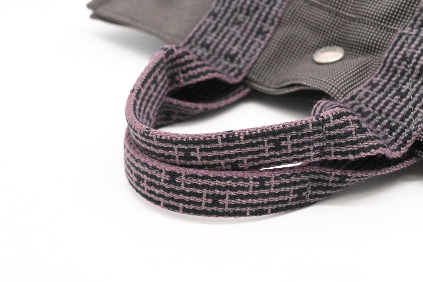 Hermes Herline Fourre-Tout PM in Grey Canvas