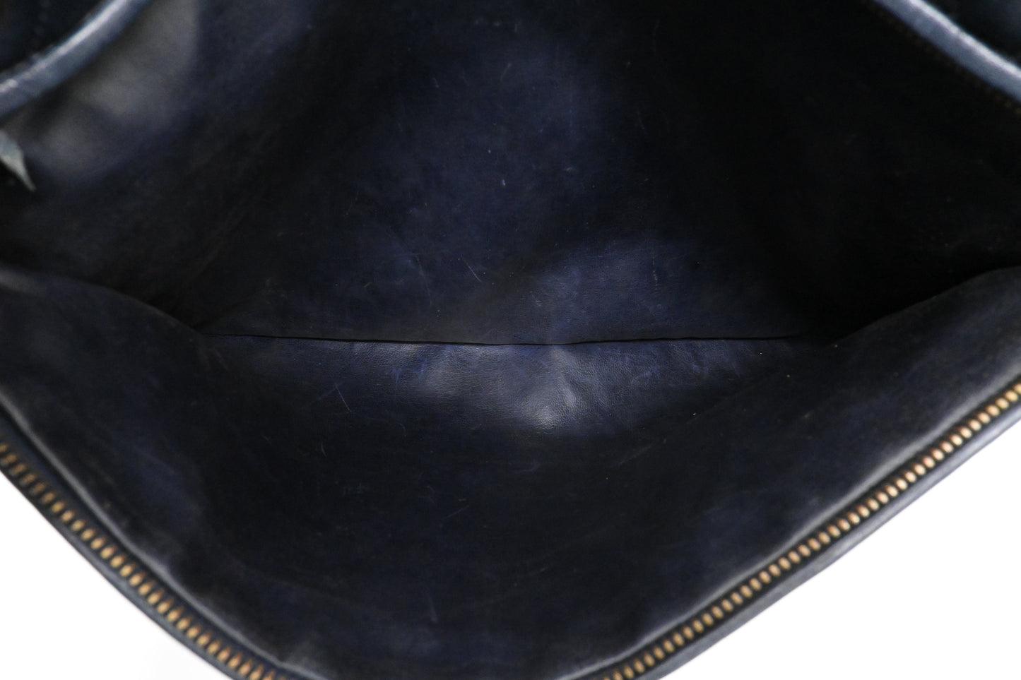 Chanel Shoulder Bag in Navy Blue Mattelassé Leather