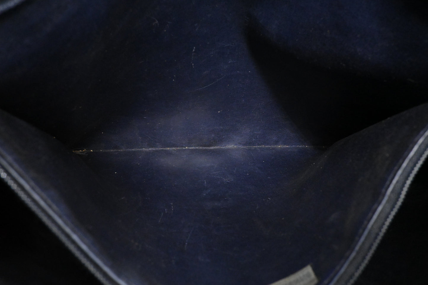 Chanel Shoulder Bag in Navy Blue Mattelassé Leather