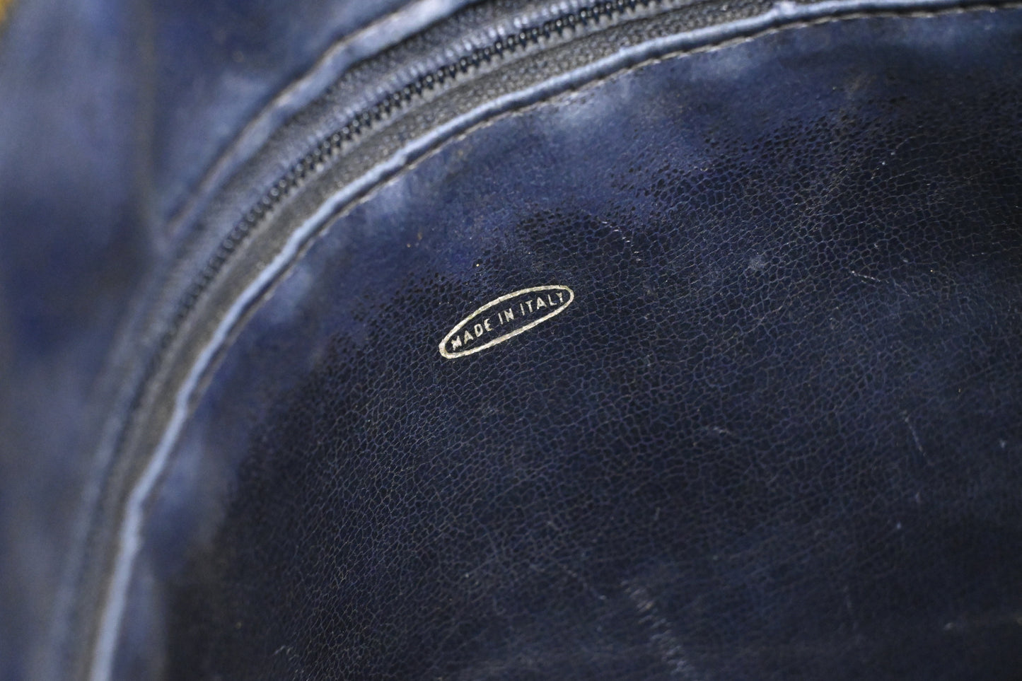 Chanel Shoulder Bag in Navy Blue Mattelassé Leather