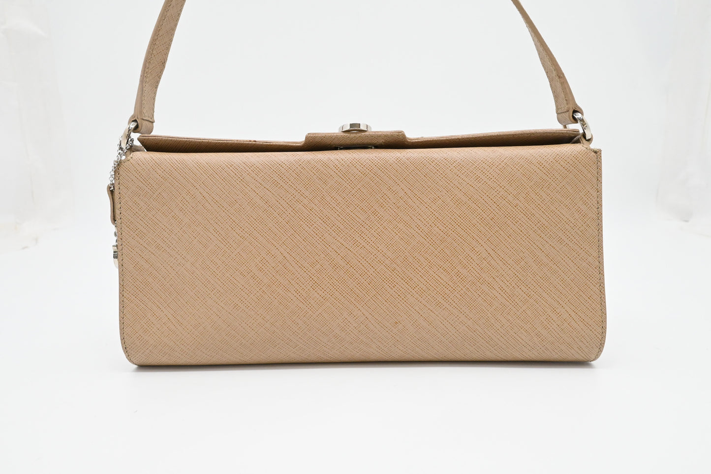 Ferragamo Handbag in Beige Leather