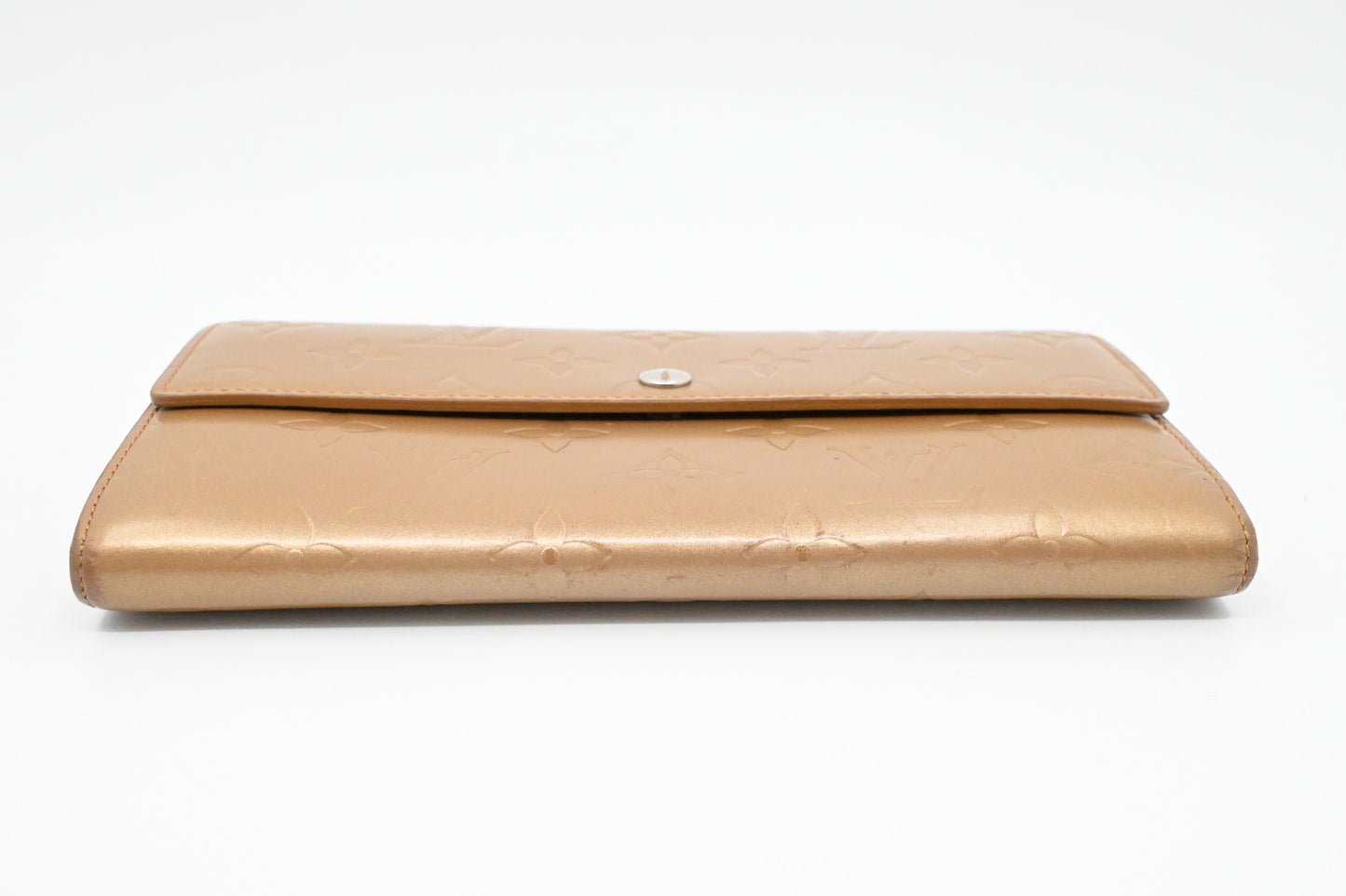 Louis Vuitton Sarah Wallet in Matte Beige Leather