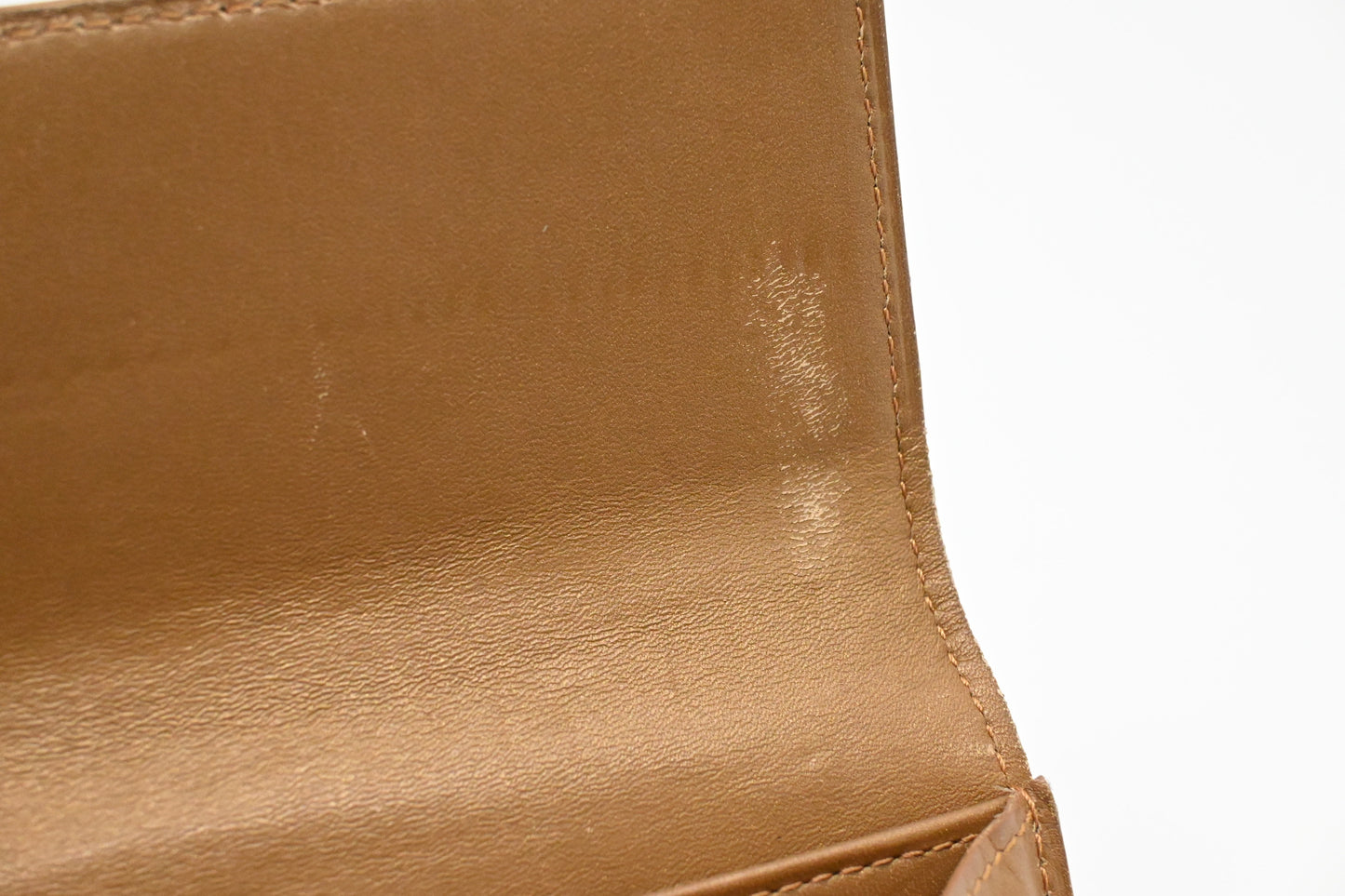 Louis Vuitton Sarah Wallet in Matte Beige Leather
