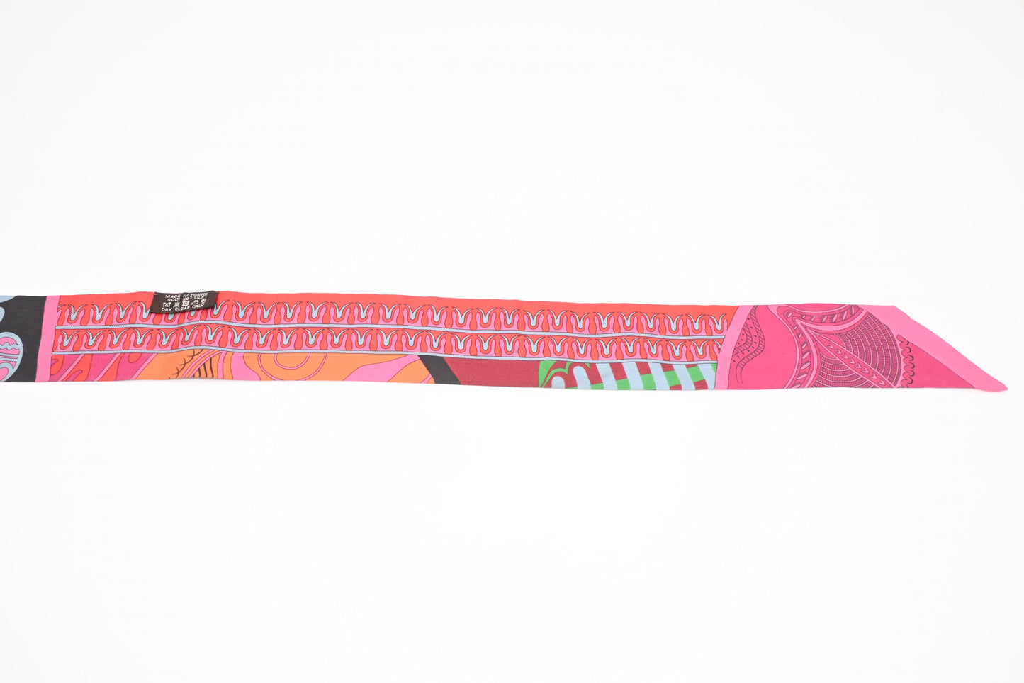 Hermes Twilly in Pink Silk