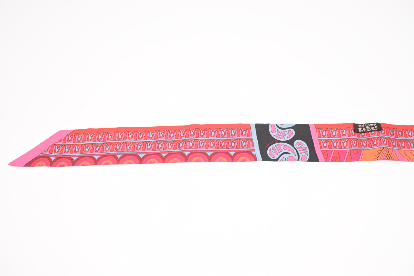 Hermes Twilly in Pink Silk