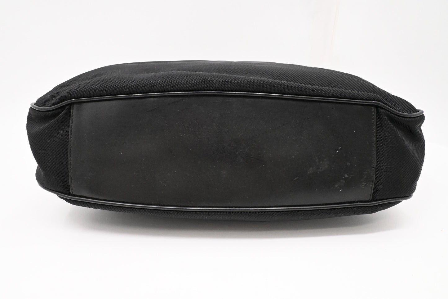 Gucci Bamboo Shoulder Bag in Black Canvas