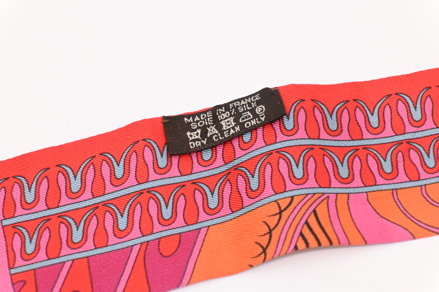 Hermes Twilly in Pink Silk