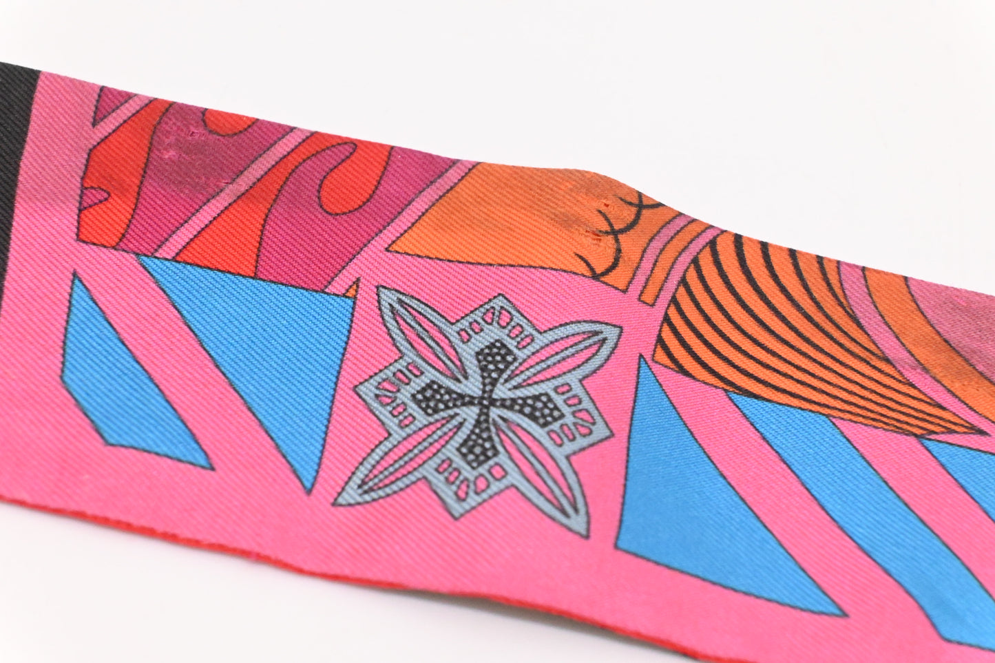 Hermes Twilly in Pink Silk