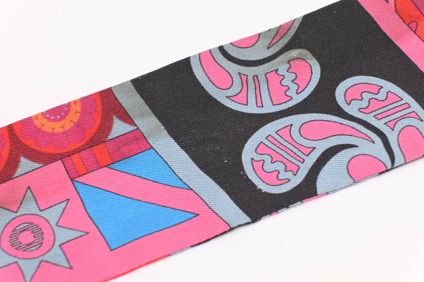 Hermes Twilly in Pink Silk