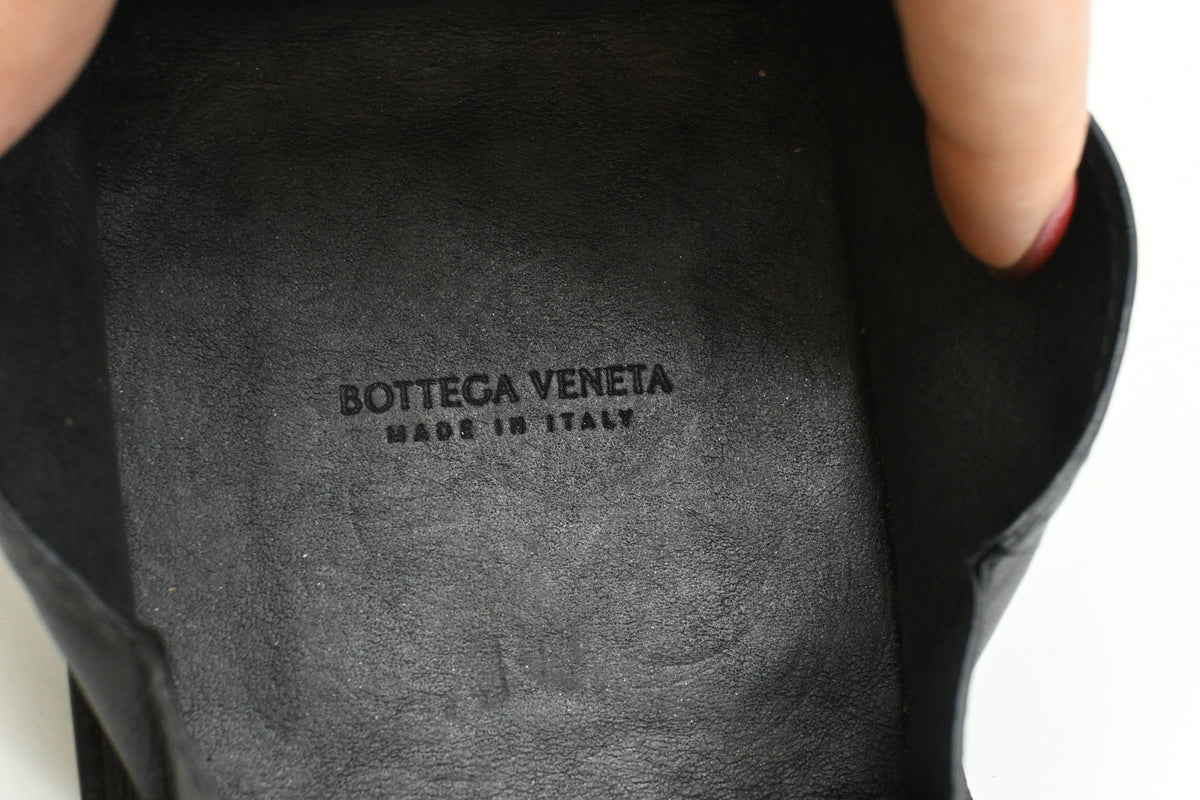 Bottega Veneta Card Case in Black Leather