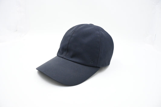 Hermes Cap in Blue Linen