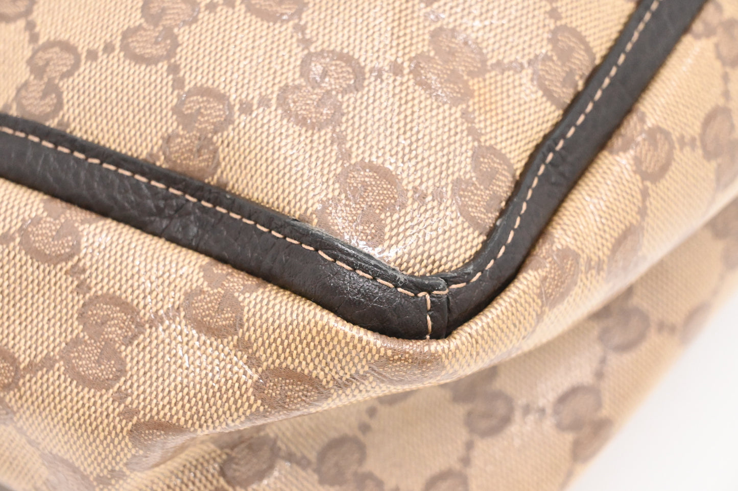 Gucci Tote in Brown Crystal GG Canvas