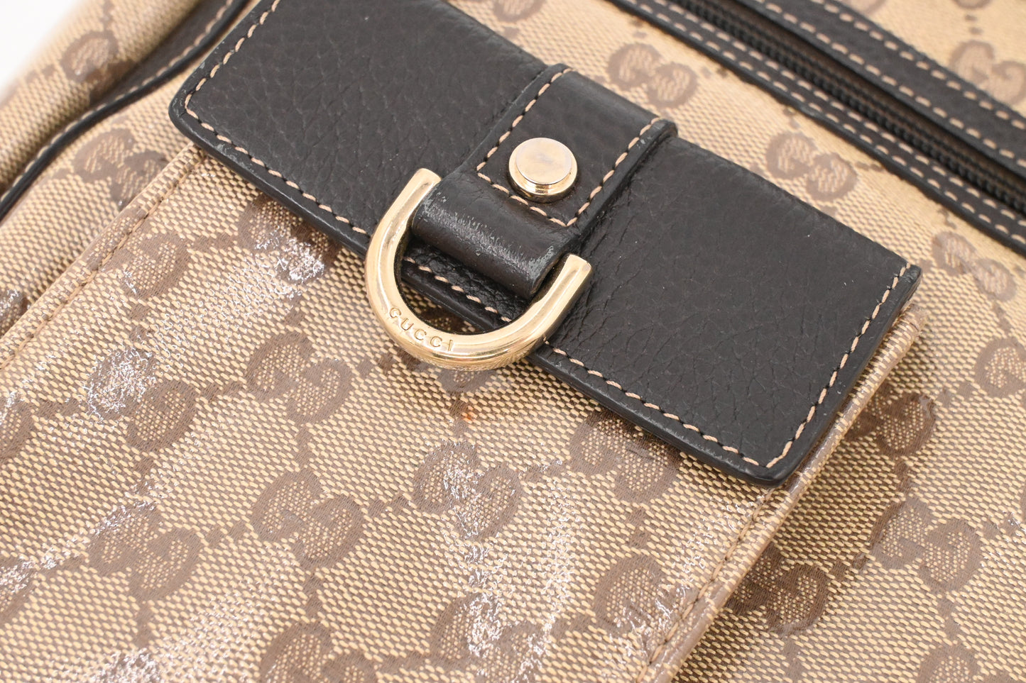 Gucci Tote in Brown Crystal GG Canvas
