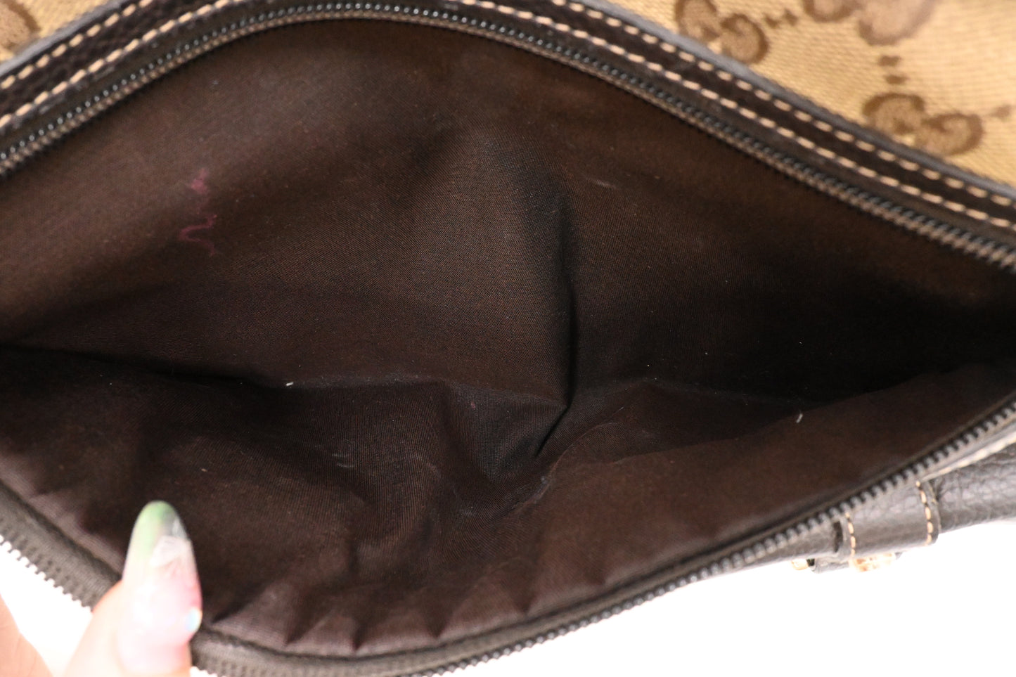 Gucci Tote in Brown Crystal GG Canvas