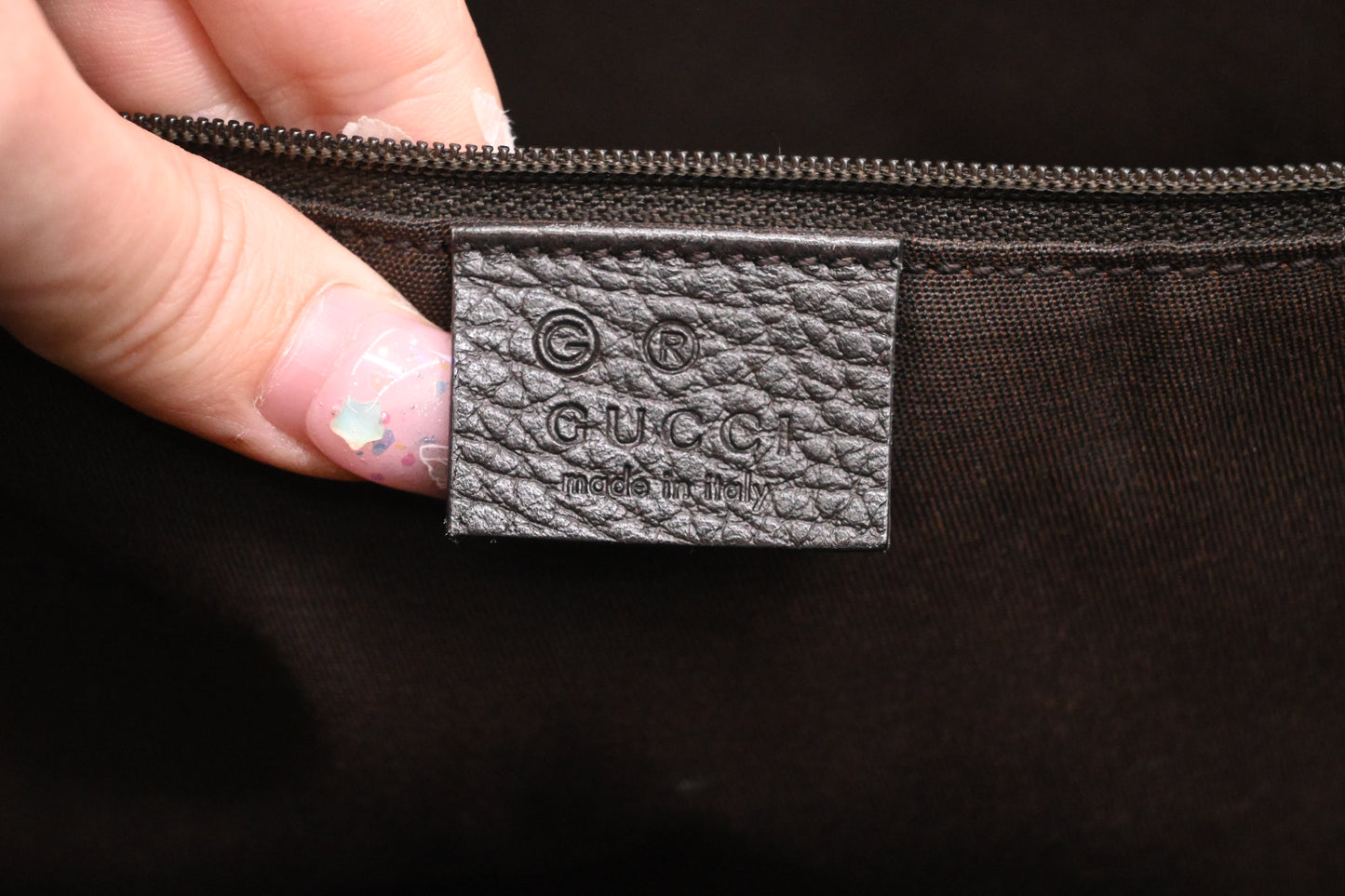 Gucci Tote in Brown Crystal GG Canvas