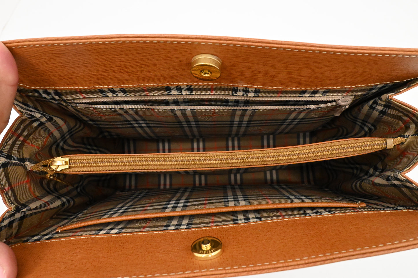 Burberry Handbag in Brown Leather