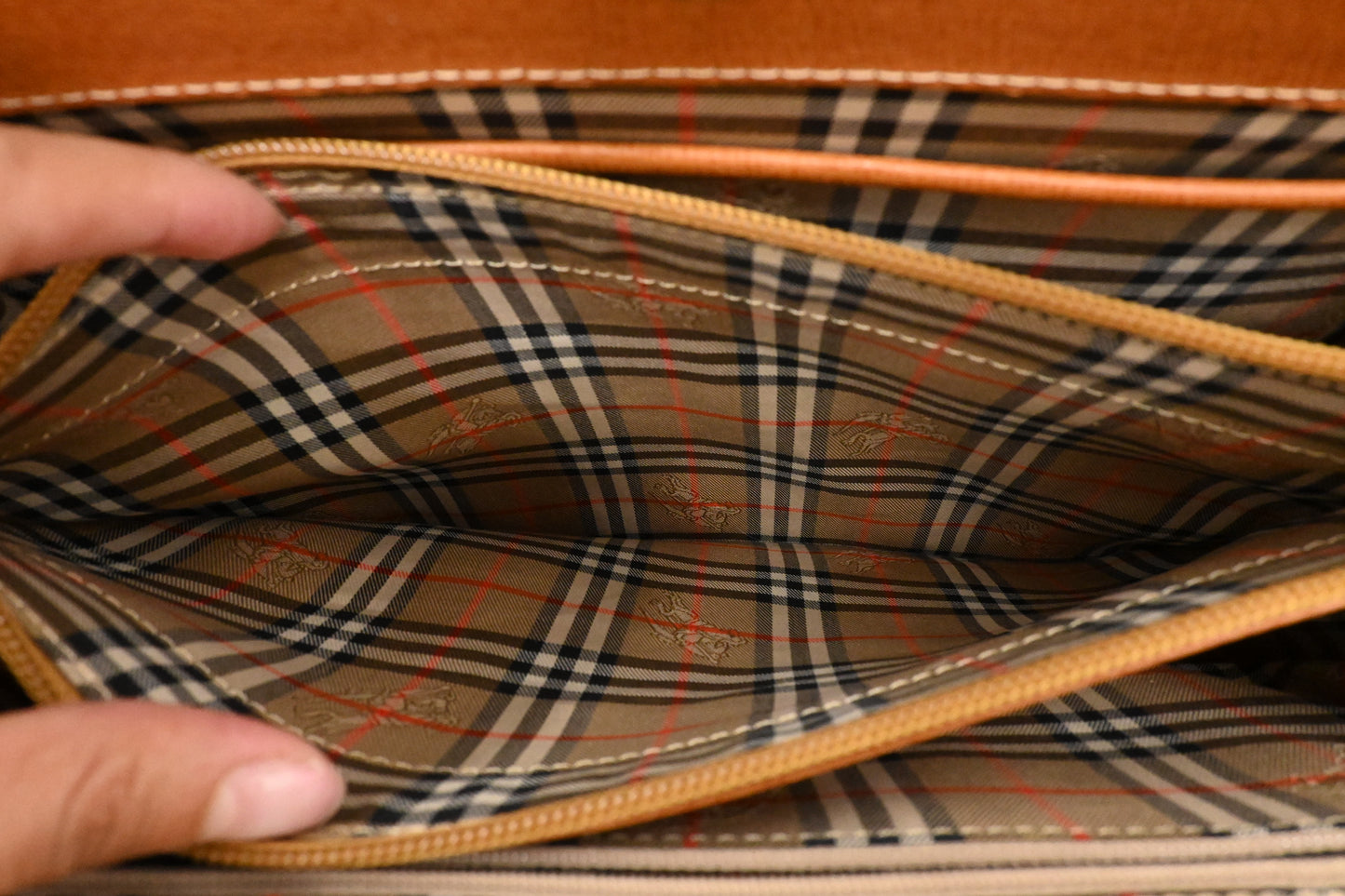 Burberry Handbag in Brown Leather
