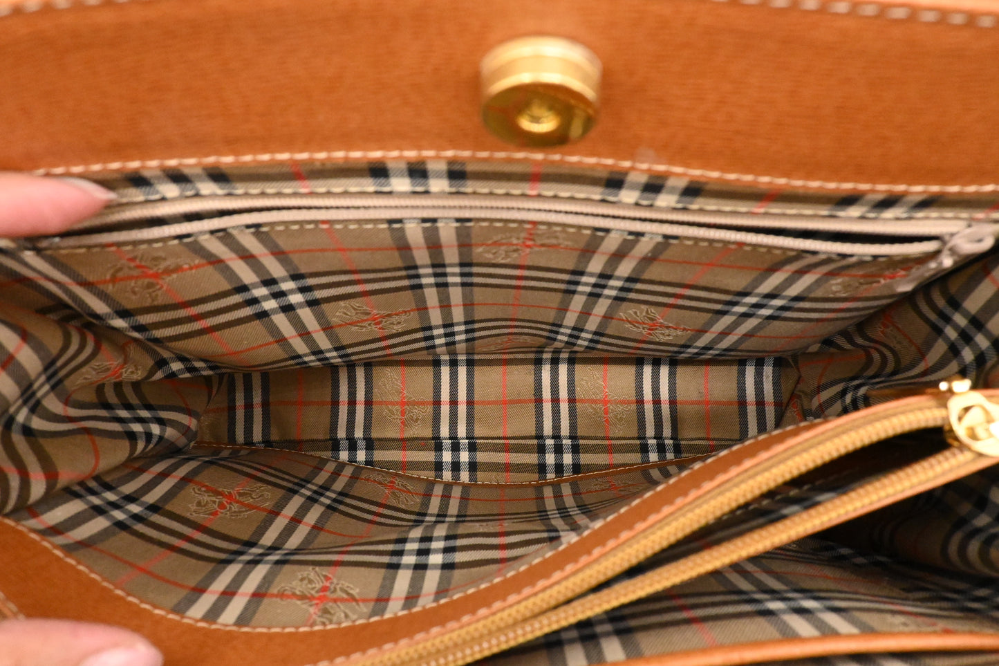 Burberry Handbag in Brown Leather