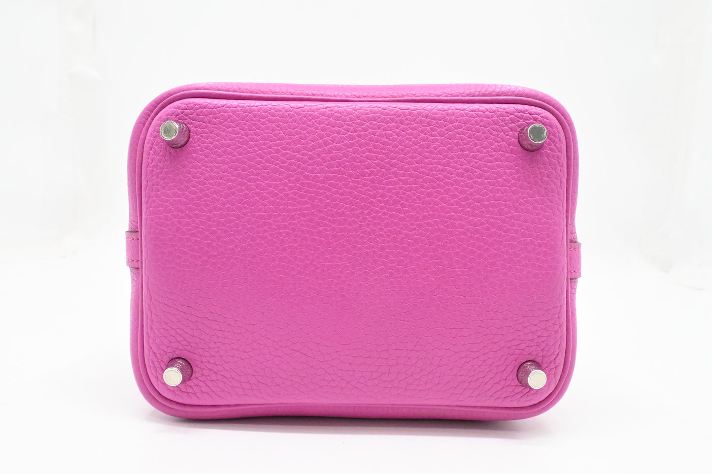 Hermes Picotin Lock 18 in Clemence Pink Leather