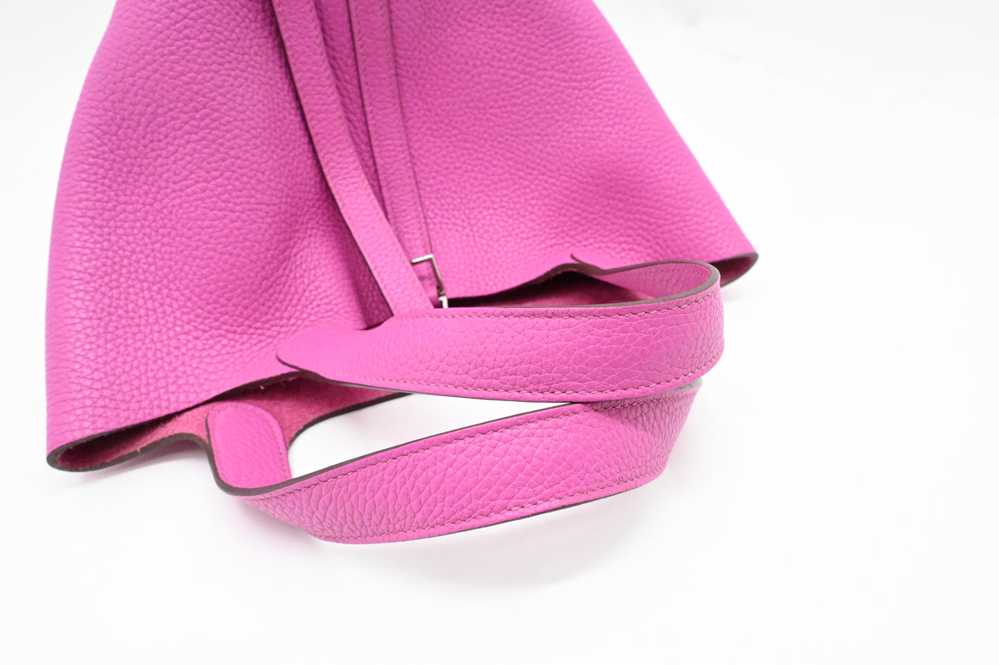 Hermes Picotin Lock 18 in Clemence Pink Leather