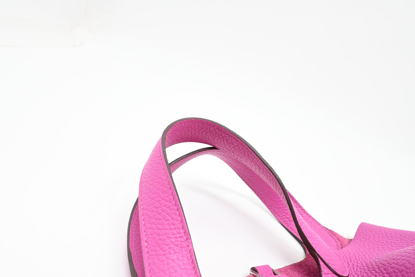 Hermes Picotin Lock 18 in Clemence Pink Leather