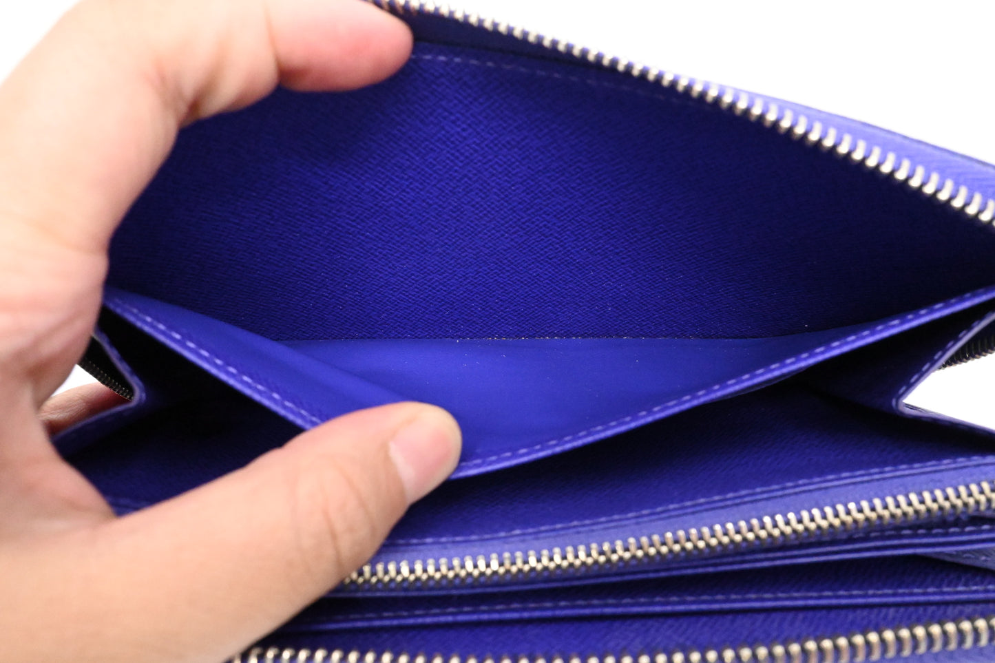 Louis Vuitton Zippy Long Wallet in Purple Epi Leather