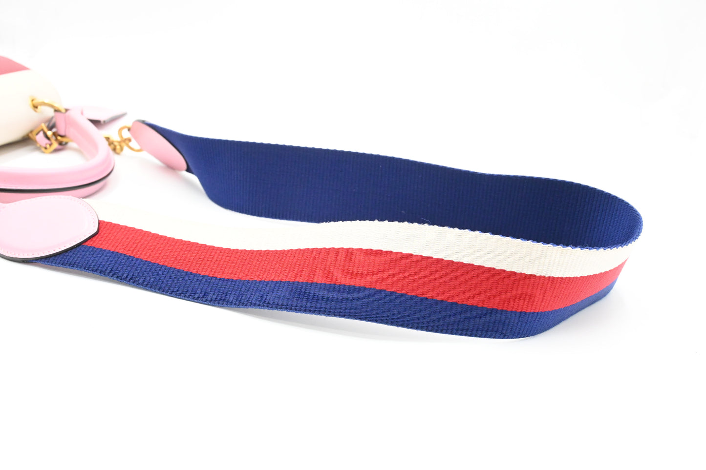 Gucci Queen Margaret Shoulder Bag in Red, White, and Blue Leather