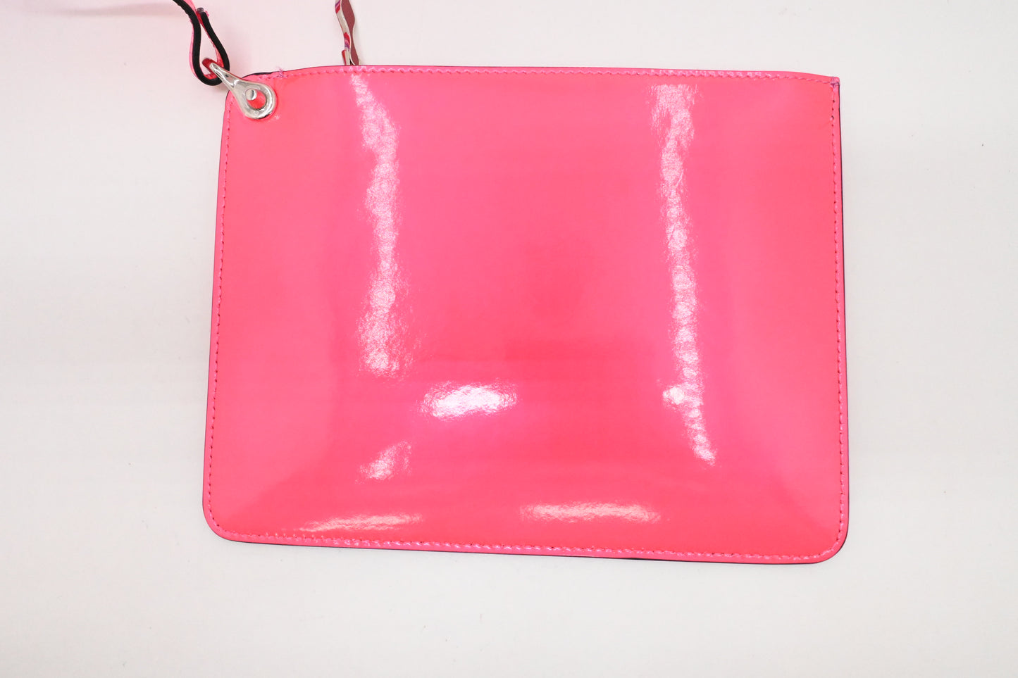 Louboutin Small Cabata in Pink Flourescent Vinyl