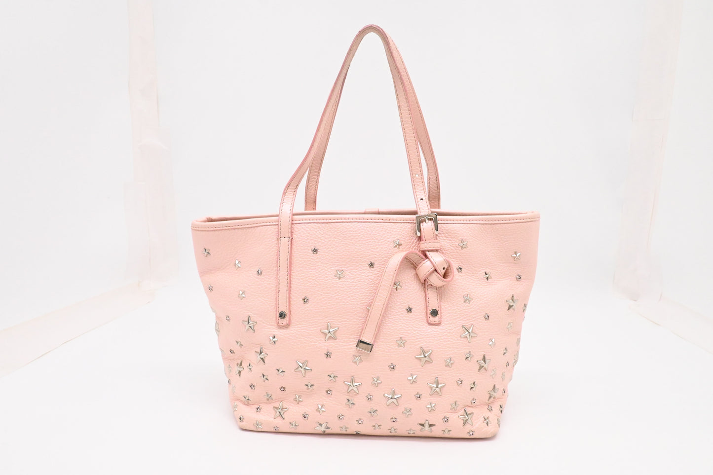Jimmy Choo Sasha S Tote in Pink Stars Leather