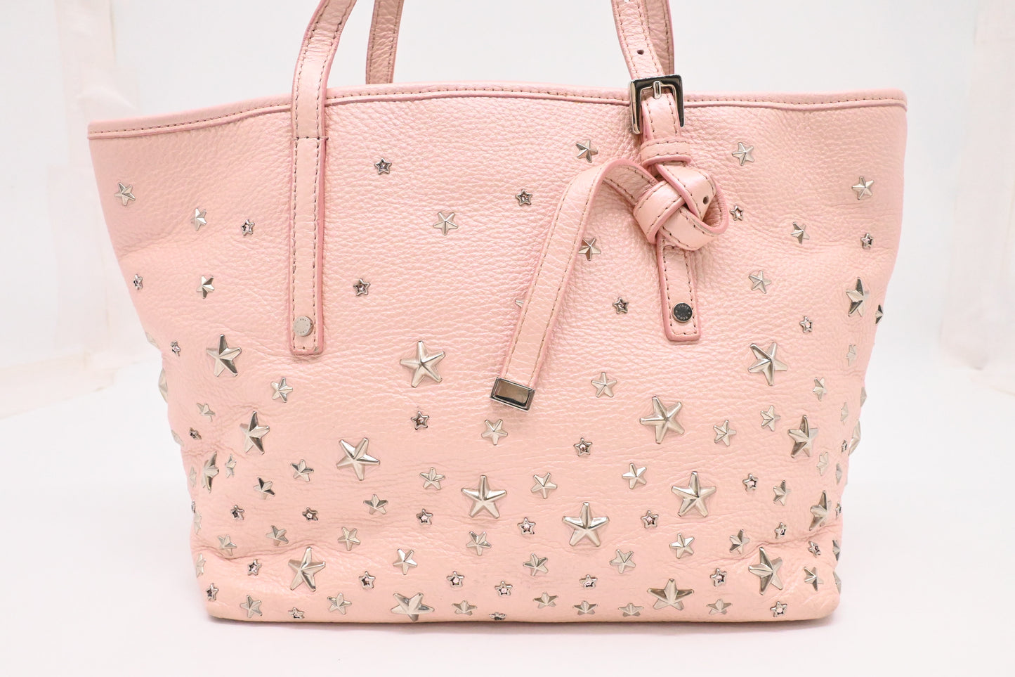 Jimmy Choo Sasha S Tote in Pink Stars Leather