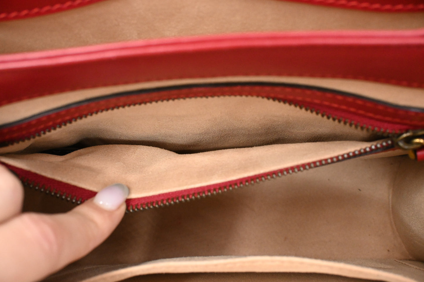 Gucci Queen Margaret Shoulder Bag in Red, White, and Blue Leather