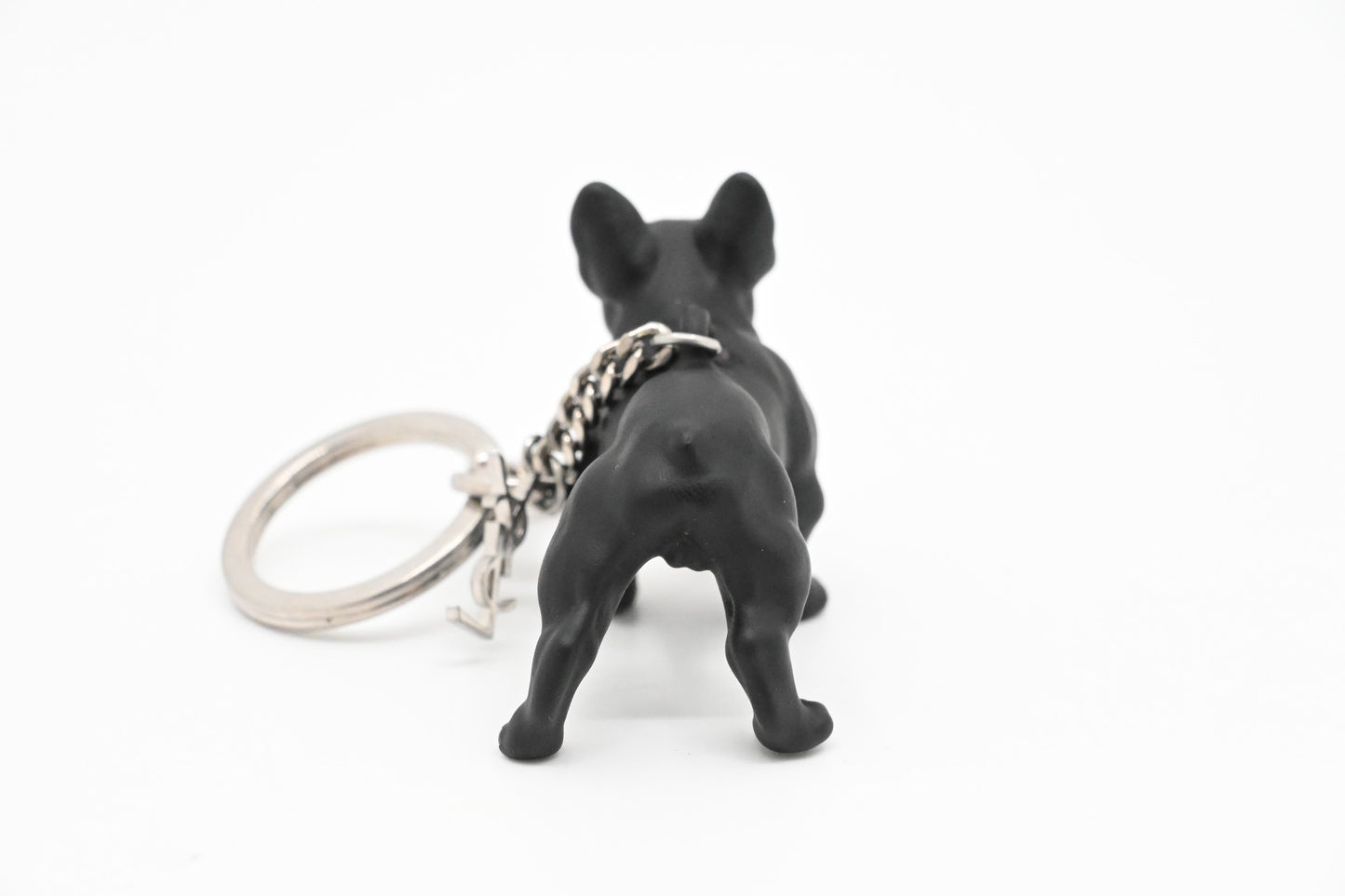 YSL Saint Laurent French Bulldog Key Charm