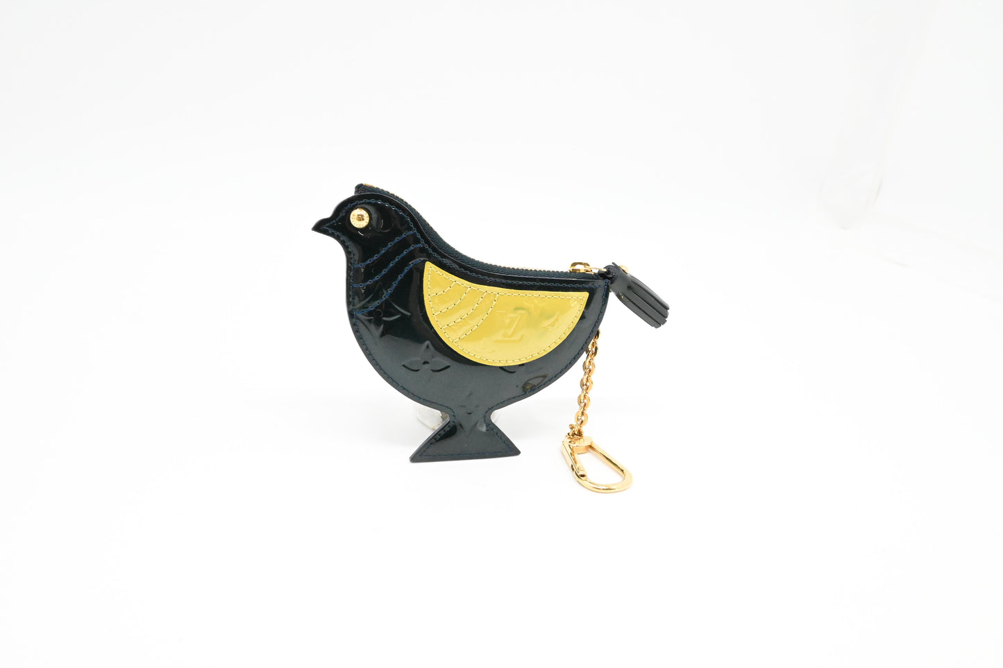 Louis Vuitton Oiseau Key Case in Green Vernis Leather