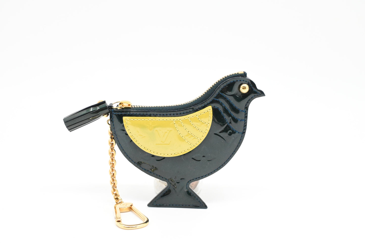 Louis Vuitton Oiseau Key Case in Green Vernis Leather