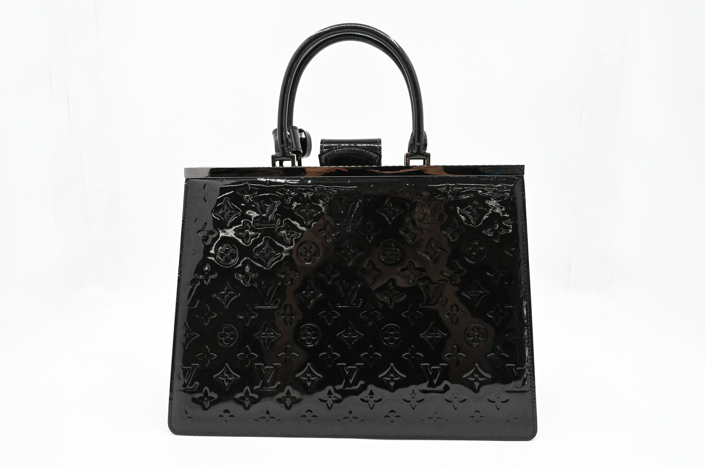 Louis Vuitton Deesse GM in Black Vernis Leather