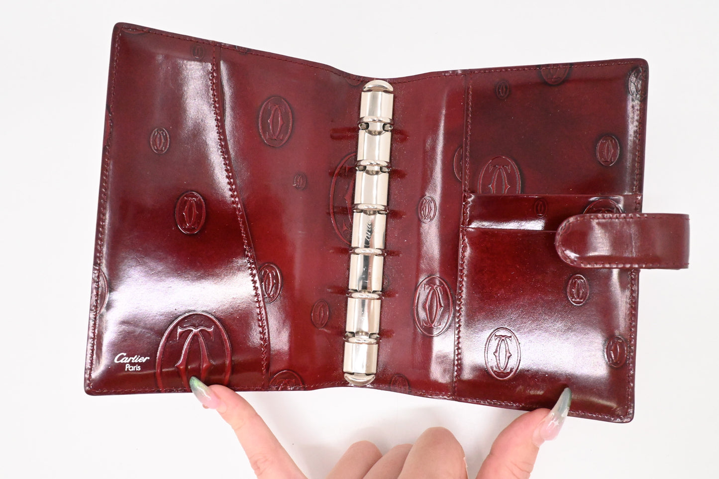 Cartier Agenda in Burgundy Leather